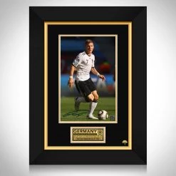RARE-T Germany National Soccer Team - Bastian Schweinsteiger Photo Limited Signature Edition Studio Licensed Custom Frame Sports Memorabilia