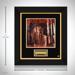 RARE-T Bathory - Under The Sign Of The Black Mark LP Cover Limited Signature Edition Studio Licensed Custom Frame Limited Edition Frames 9 RARE-T Bathory - Under The Sign Of The Black Mark LP Cover Limited Signature Edition Studio Licensed Custom Frame Limited Edition Frames