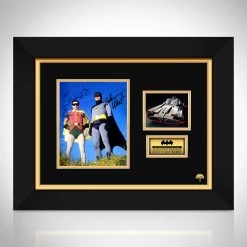 RARE-T Batman & Robin Photo Limited Signature Edition Studio Licensed Custom Frame