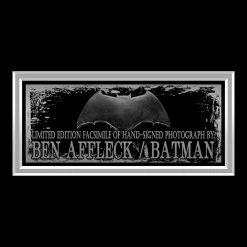 RARE-T Batman - Ben Affleck Photo Limited Signature Edition Studio Licensed Custom Frame