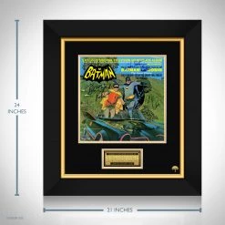 RARE-T NEW Batman 1966 - Original Television Soundtrack Album LP Cover Limited Signature Edition Studio Licensed Custom Frame