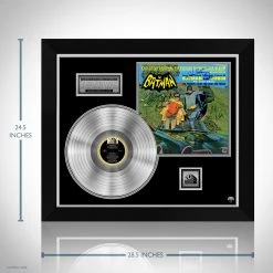 RARE-T NEW Batman 1966 - Original Television Soundtrack Album Platinum LP Limited Signature Edition Studio Licensed Custom Frame