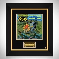 RARE-T NEW Batman 1966 - Original Television Soundtrack Album LP Cover Limited Signature Edition Studio Licensed Custom Frame