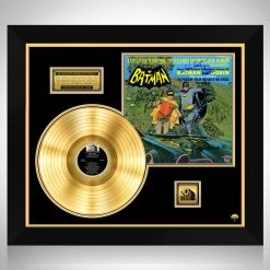 RARE-T Batman 1966 - Original Television Soundtrack Album Gold LP Limited Signature Edition Studio Licensed Custom Frame