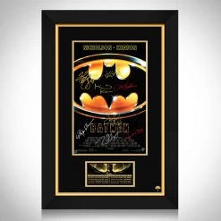RARE-T Batman 1989 Limited Signature Edition Studio Licensed Movie Mini Poster Custom Frame