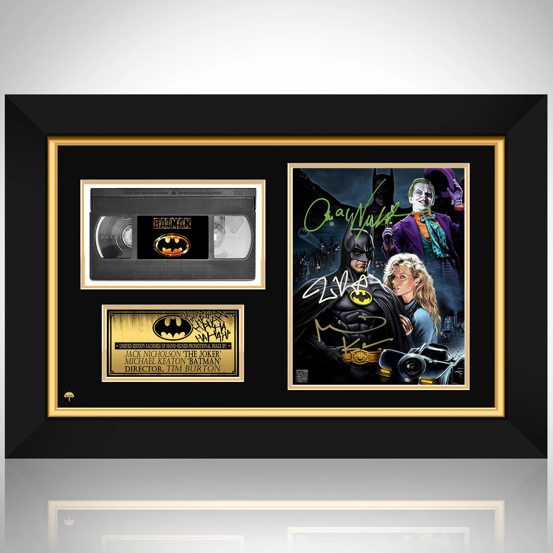 RARE-T Batman Promotional Photo & VHS Limited Signature Edition Studio Licensed Custom Frame Limited Edition Frames 1 RARE-T Batman Promotional Photo & VHS Limited Signature Edition Studio Licensed Custom Frame Limited Edition Frames