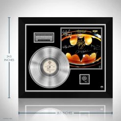 RARE-T Batman 1989 - Soundtrack Album Platinum LP Limited Signature Edition Studio Licensed Custom Frame Limited Edition Frames
