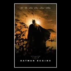 RARE-T Limited Edition Frames Batman Begins Script Limited Signature Edition Studio Licensed Custom Frame