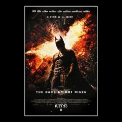 RARE-T The Dark Knight Rises Script Limited Signature Edition Studio Licensed Custom Frame Limited Edition Frames