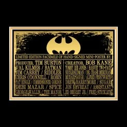 RARE-T Batman Forever Poster Limited Signature Edition Studio Licensed Custom Frame