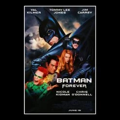 RARE-T Limited Edition Frames Batman Forever Script Limited Signature Edition Studio Licensed Custom Frame