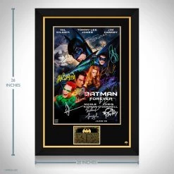 RARE-T Batman Forever Poster Limited Signature Edition Studio Licensed Custom Frame