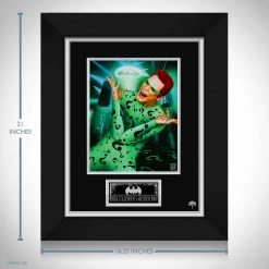 RARE-T Batman Forever The Riddler Photo Limited Signature Edition Studio Licensed Custom Frame