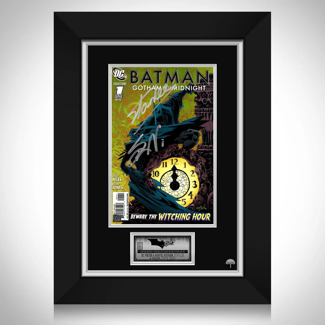 RARE-T Batman Gotham Midnight #1 Limited Signature Edition Comic Book Cover Art Custom Frame 1 RARE-T Batman Gotham Midnight #1 Limited Signature Edition Comic Book Cover Art Custom Frame