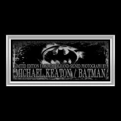 RARE-T Limited Edition Frames Batman Michael Keaton Photo Limited Signature Edition Studio Licensed Custom Frame