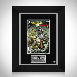 RARE-T Batman & TMNT #1 Limited Signature Edition Comic Book Cover Art Custom Frame