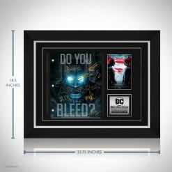 RARE-T Batman V Superman: Dawn Of Justice Script Limited Signature Edition Studio Licensed Custom Frame