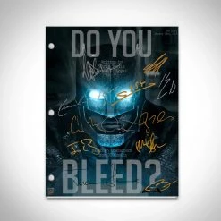 RARE-T Batman V Superman: Dawn Of Justice Script Limited Signature Edition Studio Licensed Custom Frame