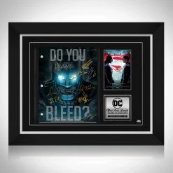 RARE-T Batman V Superman: Dawn Of Justice Script Limited Signature Edition Studio Licensed Custom Frame