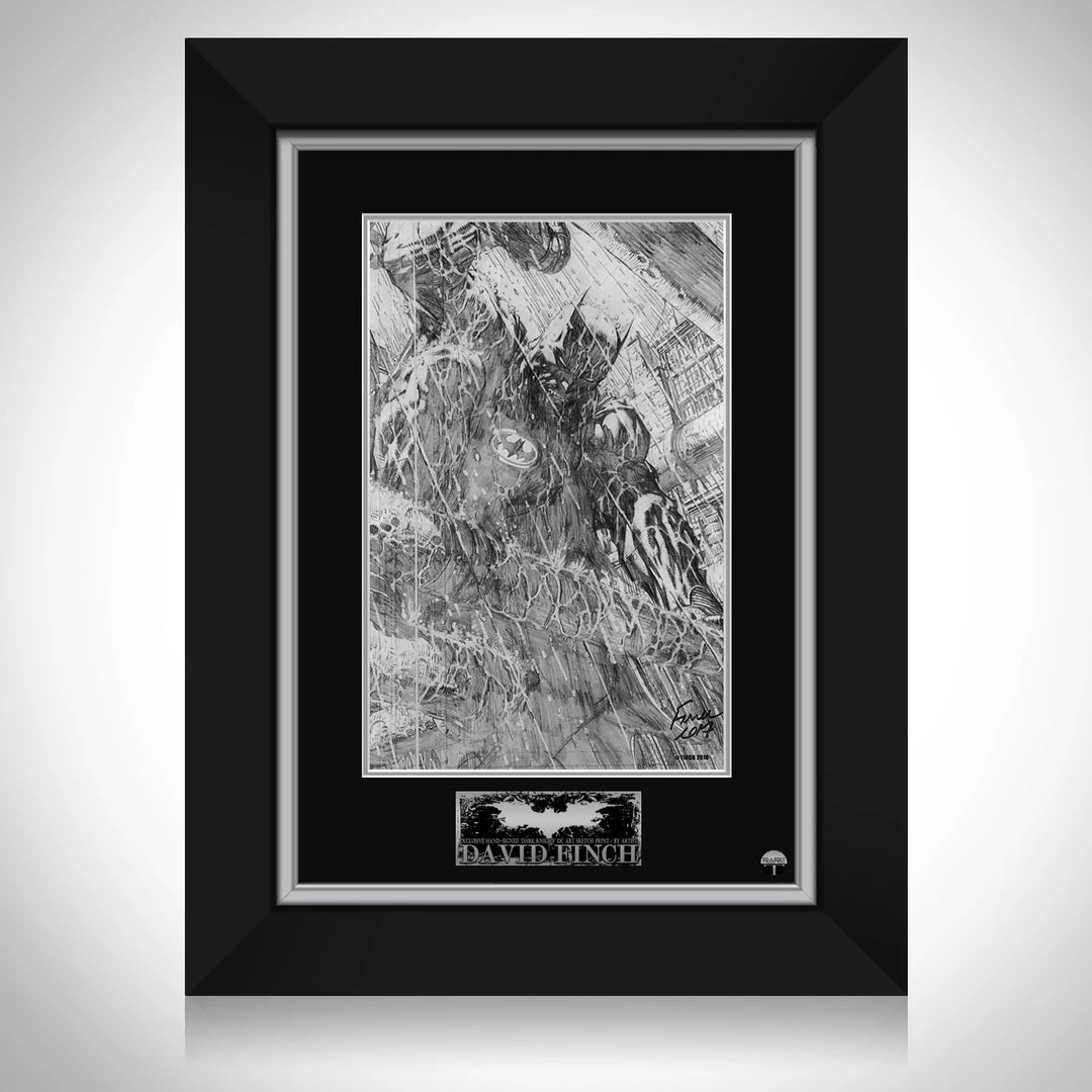 VAULT COLLECTIBLES Signed Memorabilia Batman 'Sketch' Hand-Signed Artwork Print By Artist David Finch Custom Frame 1 VAULT COLLECTIBLES Signed Memorabilia Batman 'Sketch' Hand-Signed Artwork Print By Artist David Finch Custom Frame