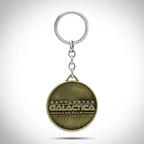 AZALEA Battlestar Galactica - The Plan Bronzed Diecast Metal Keychain Ready To Ship! 48 Hour Shipping! 2 AZALEA Battlestar Galactica - The Plan Bronzed Diecast Metal Keychain Ready To Ship! 48 Hour Shipping!