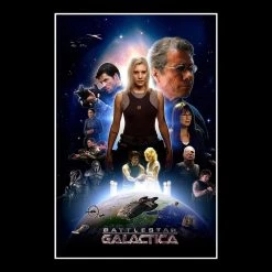 RARE-T Limited Edition Frames Battlestar Galactica Script Limited Signature Edition Studio Licensed Custom Frame