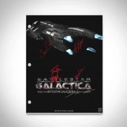 RARE-T Limited Edition Frames Battlestar Galactica Script Limited Signature Edition Studio Licensed Custom Frame