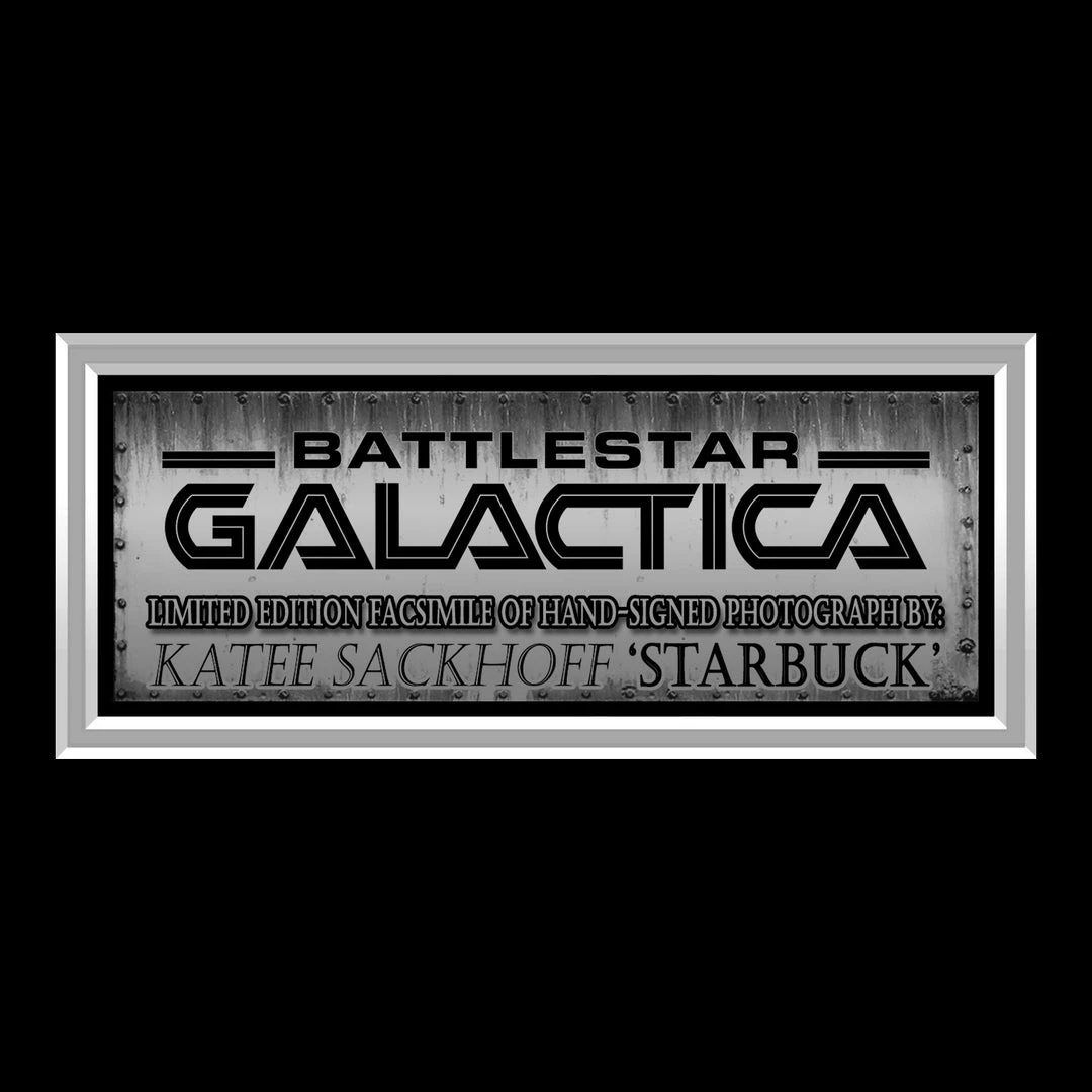 RARE-T Battlestar Galactica - Starbuck Photo Limited Signature Edition Studio Licensed Custom Frame Limited Edition Frames 5 RARE-T Battlestar Galactica - Starbuck Photo Limited Signature Edition Studio Licensed Custom Frame Limited Edition Frames