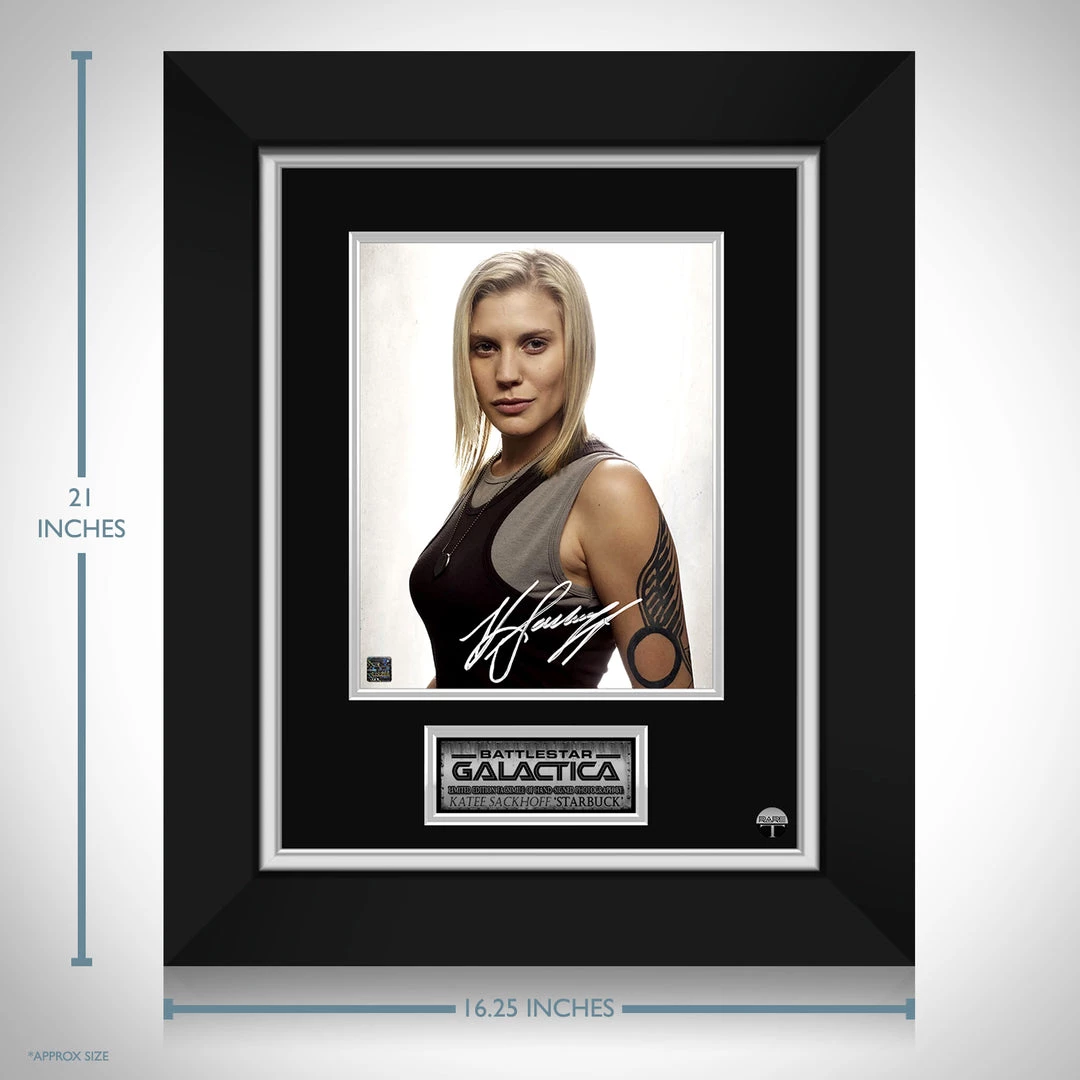 RARE-T Battlestar Galactica - Starbuck Photo Limited Signature Edition Studio Licensed Custom Frame Limited Edition Frames 3 RARE-T Battlestar Galactica - Starbuck Photo Limited Signature Edition Studio Licensed Custom Frame Limited Edition Frames
