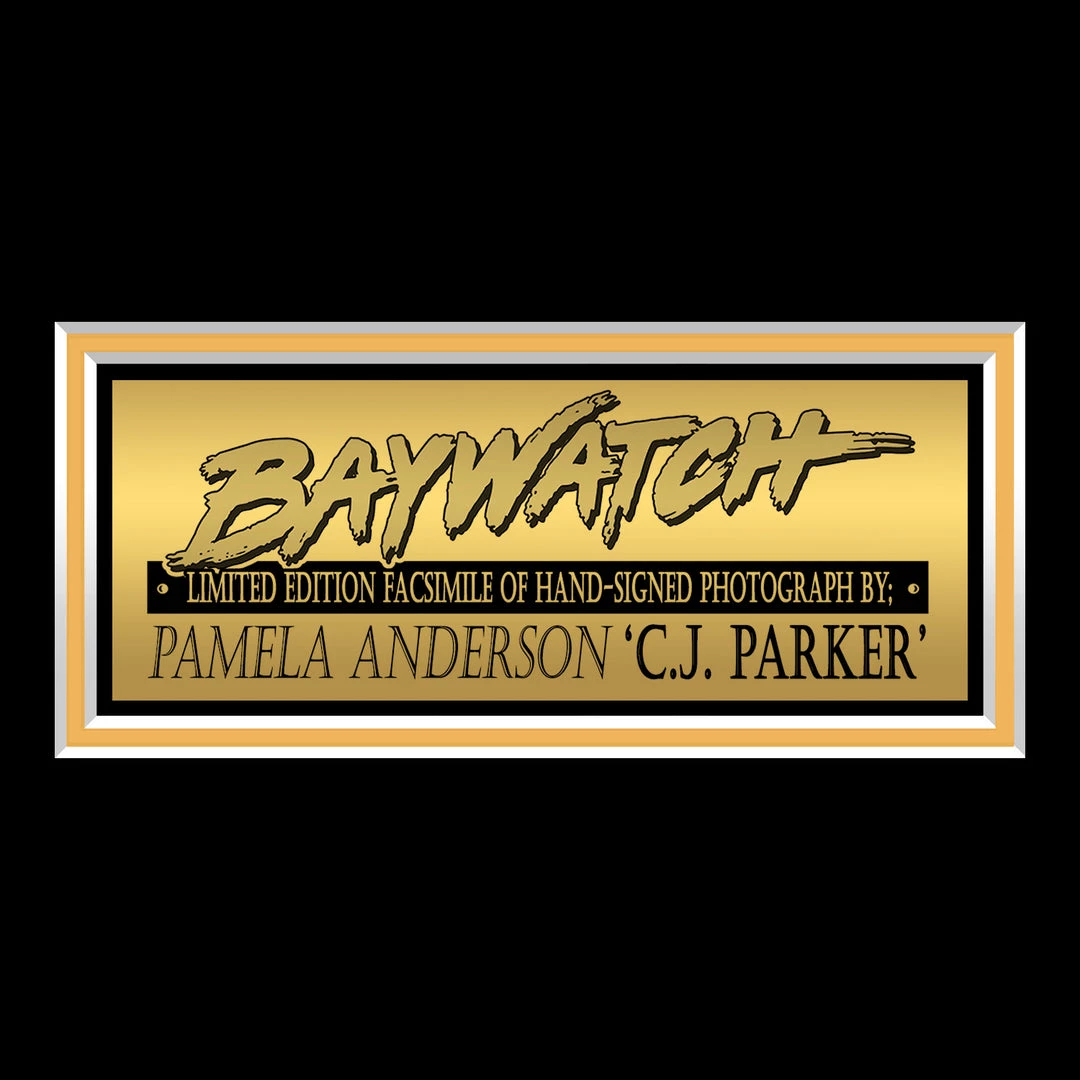 RARE-T Limited Edition Frames Baywatch - C.J. Parker Photo Limited Signature Edition Studio Licensed Custom Frame 5 RARE-T Limited Edition Frames Baywatch - C.J. Parker Photo Limited Signature Edition Studio Licensed Custom Frame