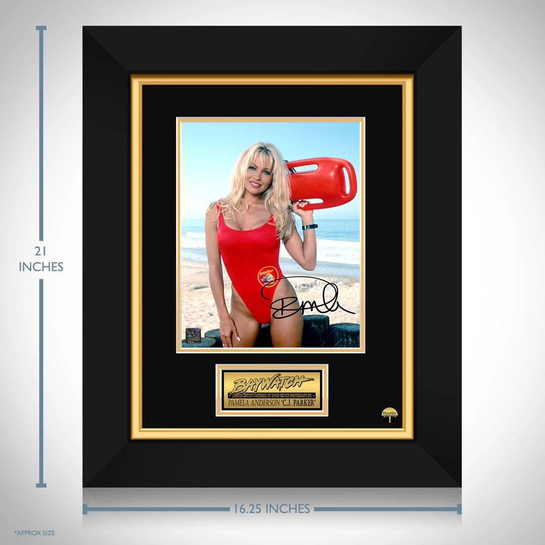 RARE-T Limited Edition Frames Baywatch - C.J. Parker Photo Limited Signature Edition Studio Licensed Custom Frame 3 RARE-T Limited Edition Frames Baywatch - C.J. Parker Photo Limited Signature Edition Studio Licensed Custom Frame