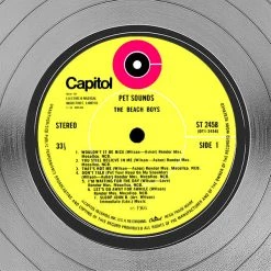 RARE-T The Beach Boys Pet Sounds Platinum LP Limited Signature Edition Studio Licensed Custom Frame Limited Edition Frames