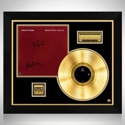 RARE-T Limited Edition Frames Beach House - Depression Cherry Gold LP Limited Signature Edition Studio Licensed Custom Frame