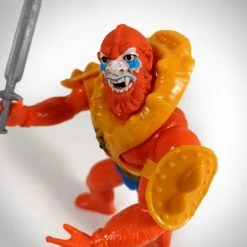 RARE-T Collectible Statues He-Man- 1981 Motu Battle Pack Yellow Armor Beast Man