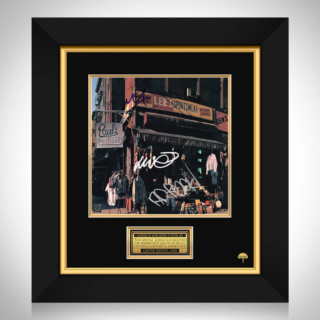 RARE-T Beastie Boys Paul's Boutique LP Cover Limited Signature Edition Studio Licensed Custom Frame Limited Edition Frames 1 RARE-T Beastie Boys Paul's Boutique LP Cover Limited Signature Edition Studio Licensed Custom Frame Limited Edition Frames