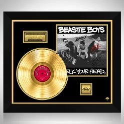 RARE-T Limited Edition Frames Beastie Boys - Check Your Head Gold LP Limited Signature Edition Studio Licensed Custom Frame