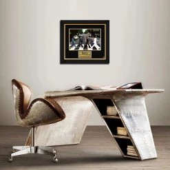 RARE-T The Beatles Abbey Road Limited Signature Edition Studio Licensed Mini Poster Custom Frame