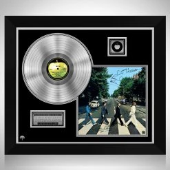 G.R.O. The Beatles Abbey Road Platinum LP Limited Signature Edition Studio Licensed Custom Frame Limited Edition Frames