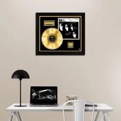 G.R.O. The Beatles - With The Beatles Gold LP Limited Signature Edition Studio Licensed Custom Frame