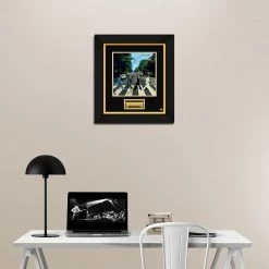 RARE-T The Beatles Abbey Road LP Cover Limited Signature Edition Studio Licensed Custom Frame