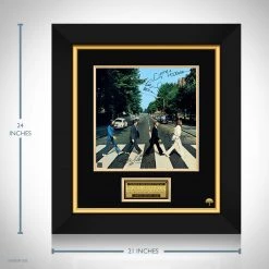 RARE-T The Beatles Abbey Road LP Cover Limited Signature Edition Studio Licensed Custom Frame