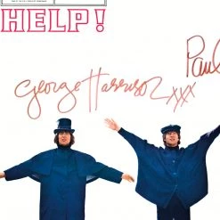 RARE-T The Beatles Help Gold LP Limited Signature Edition Studio Licensed Custom Frame Limited Edition Frames