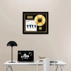 RARE-T The Beatles Help Gold LP Limited Signature Edition Studio Licensed Custom Frame Limited Edition Frames