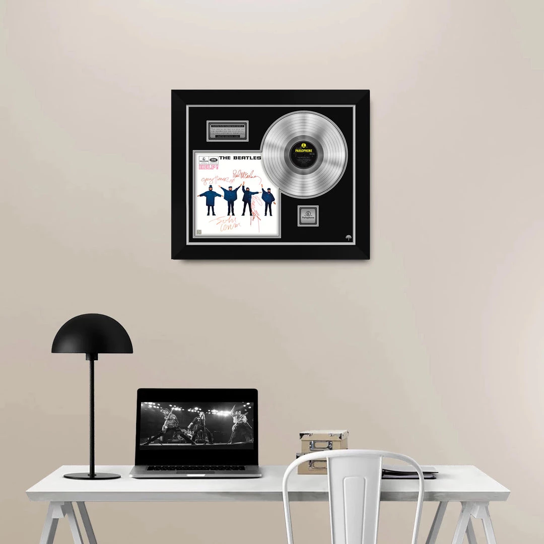Rare-T The Beatles Help Limited Signature Edition Studio Licensed Platinum LP Custom Frame 6 Rare-T The Beatles Help Limited Signature Edition Studio Licensed Platinum LP Custom Frame