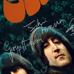 RARE-T Limited Edition Frames The Beatles Rubber Soul Limited Signature Edition Studio Licensed Gold LP Custom Frame