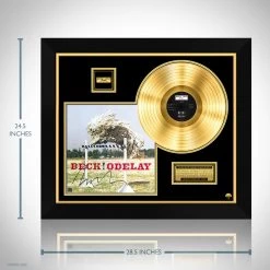 RARE-T Limited Edition Frames Beck Odelay Gold LP Limited Signature Edition Studio Licensed Custom Frame