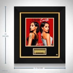 RARE-T Becky G - Mala Santa LP Cover Limited Signature Edition Studio Licensed Custom Frame Limited Edition Frames