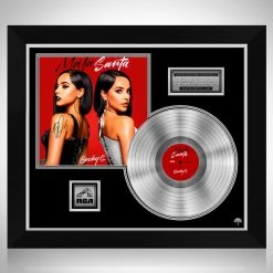 RARE-T Limited Edition Frames Becky G - Mala Santa Platinum LP Limited Signature Edition Studio Licensed Custom Frame