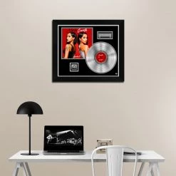 RARE-T Limited Edition Frames Becky G - Mala Santa Platinum LP Limited Signature Edition Studio Licensed Custom Frame