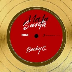 RARE-T Limited Edition Frames Becky G - Mala Santa Gold LP Limited Signature Edition Studio Licensed Custom Frame 14 RARE-T Limited Edition Frames Becky G - Mala Santa Gold LP Limited Signature Edition Studio Licensed Custom Frame